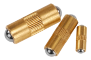 Zatrzaski kulkowe gładkie, dwustronne Zatrzaski kulkowe gładkie, dwustronne