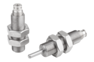 Indexing plungers, steel or stainless steel, pneumatic Indexing plungers, steel or stainless steel, pneumatic