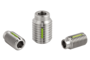 Locating bushes for ball lock pins, with thread lock Locating bushes for ball lock pins, with thread lock