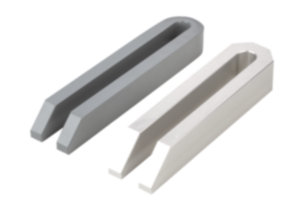 Łapy dociskowe rozwidlone DIN 6315, stal i aluminium Łapy dociskowe rozwidlone DIN 6315, stal i aluminium