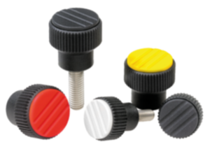 Knurled knobs Knurled knobs