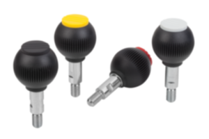 Spherical knobs revolving Spherical knobs revolving