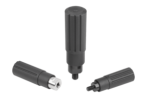 Plastic cylindrical grips, revolving Plastic cylindrical grips, revolving