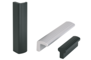 Uchwyty profilowane aluminiowe żłobkowane Uchwyty profilowane aluminiowe żłobkowane