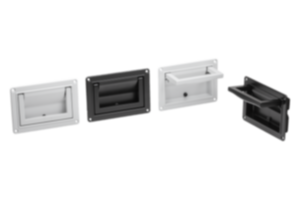 Recessed handle, aluminium, fold-down Recessed handle, aluminium, fold-down