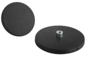 Magnesy z tuleją gwintowaną z NdFeB, z osłoną gumową Magnesy z tuleją gwintowaną z NdFeB, z osłoną gumową