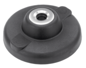 Levelling feet plates, plastic, heavy-duty version Levelling feet plates, plastic, heavy-duty version