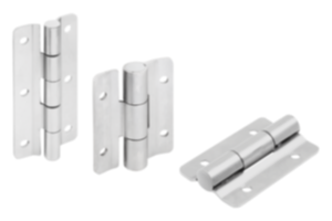 Hinges, stainless steel with preset friction Hinges, stainless steel with preset friction