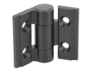 Hinge aluminium, with detent Hinge aluminium, with detent