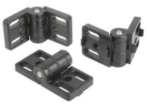 Hinges die-cast zinc, with elongated holes Hinges die-cast zinc, with elongated holes