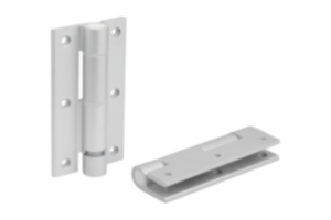 Zawiasy sprężynowe z profilu aluminiowego z amortyzacją Zawiasy sprężynowe z profilu aluminiowego z amortyzacją