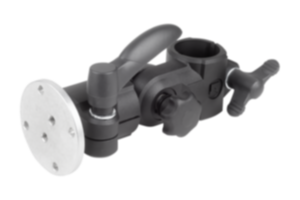 Monitor bracket with rotary flange Monitor bracket with rotary flange