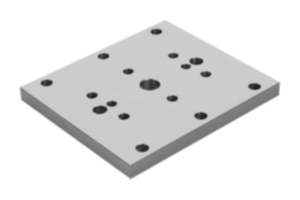 Baseplate for centric vice Baseplate for centric vice