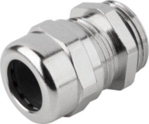Cable glands, EMC nickel-plated brass Cable glands, EMC nickel-plated brass
