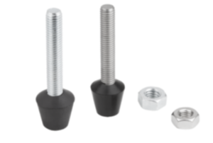 Clamping spindles with vulcanized neoprene thrust pad Clamping spindles with vulcanized neoprene thrust pad