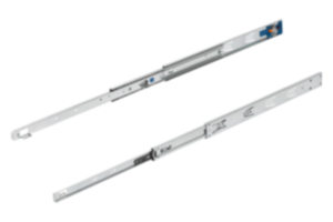 Telescopic slides, steel for surface mounting, full extension, load capacity up to 35 kg Telescopic slides, steel for surface mounting, full extension, load capacity up to 35 kg