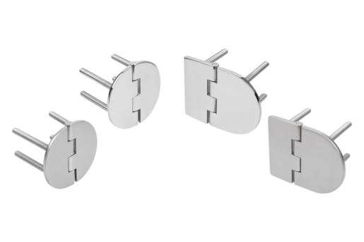 Zawiasy ze stali nierdzewnej ze śrubą mocującą