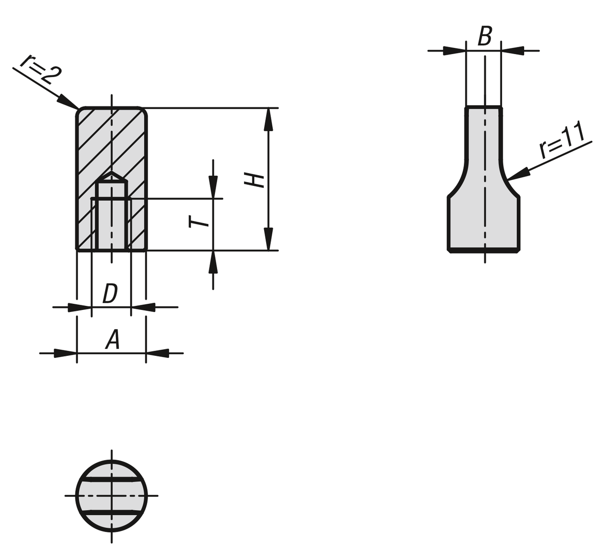 Nakrętki skrzydełkowe wąskie w wersji Hygienic DESIGN